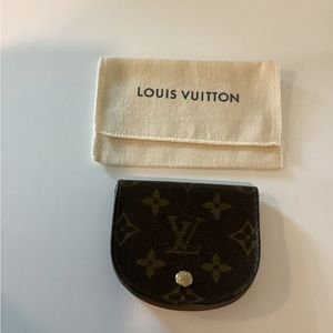 Authentic LV monogram Gousset coin purse